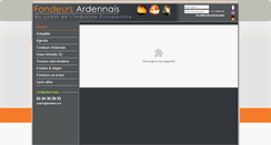 Desktop Screenshot of fonderie-ardennes.fr